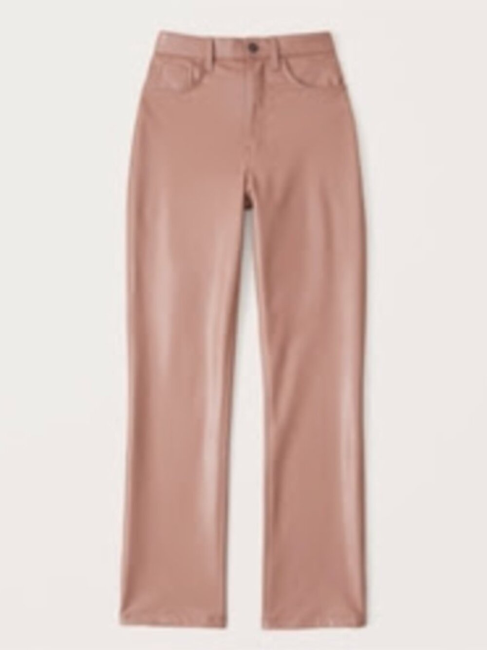 A&F Vegan Leather 90s Straight Pants - Size 26